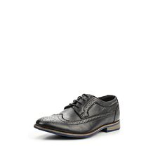 Five Basics  BLACK PU FORMAL LACE UP SHOE